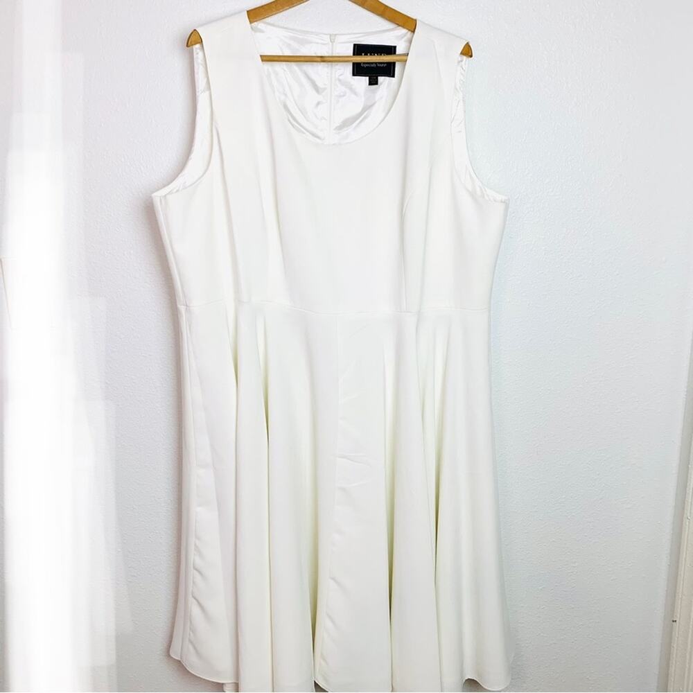 LUXE Especially Yours Fit And Flare White Formal Dress